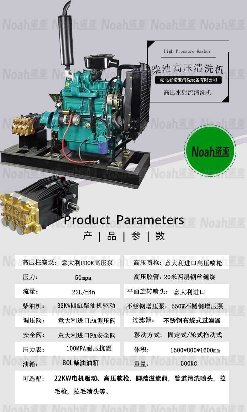 柴油机驱动高压清洗机